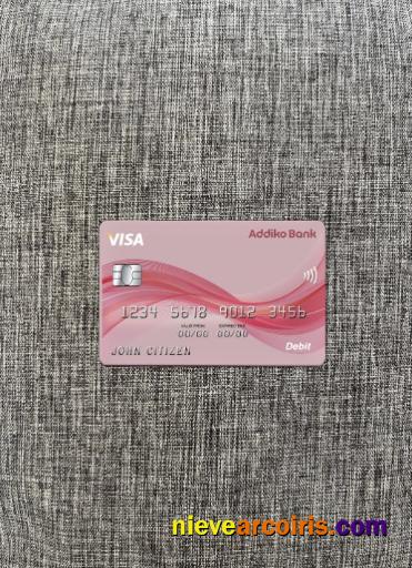 Austria Addiko bank visa card photolook